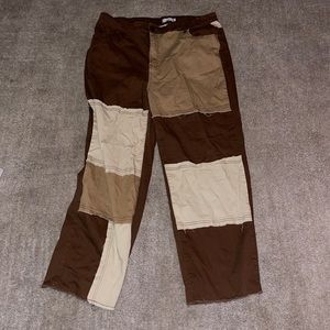 Multi colored jeans